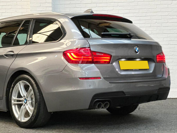Bmw 5 series f10 f11 m sport performance style twin exhaust rear diffuser