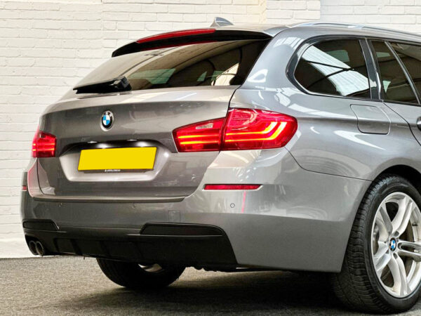 Bmw 5 series f10 f11 m sport performance style twin exhaust rear diffuser