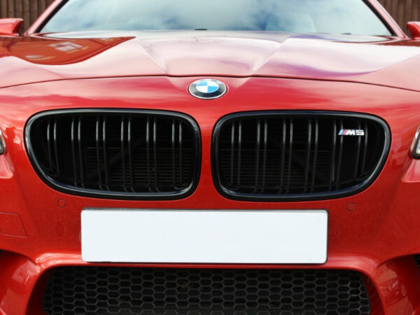 Bmw 5 series f10 f11 m5 gloss black double kidney grilles