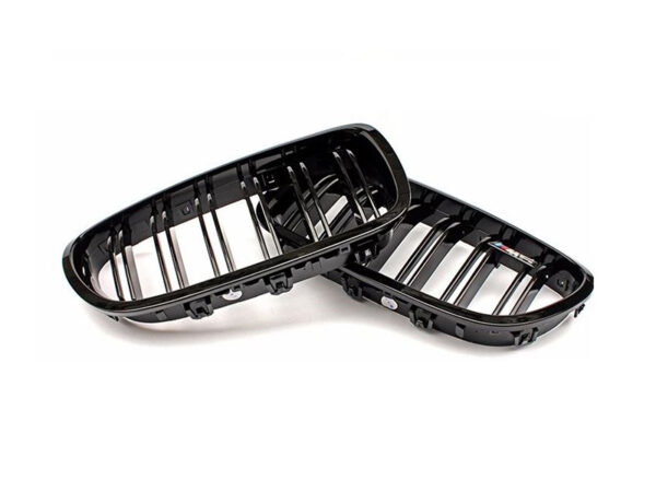 Bmw 5 series f10 f11 m5 gloss black double kidney grilles