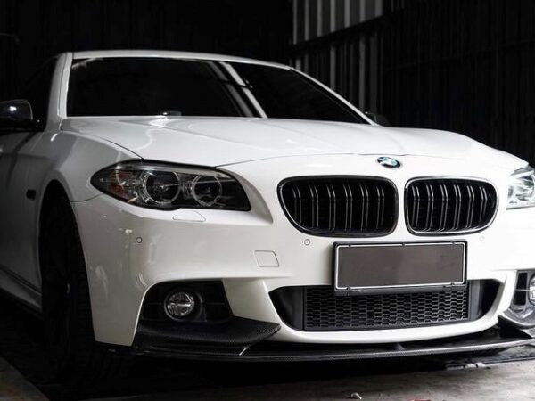 Bmw 5 series f10 f11 m sport performance style carbon fiber front splitter
