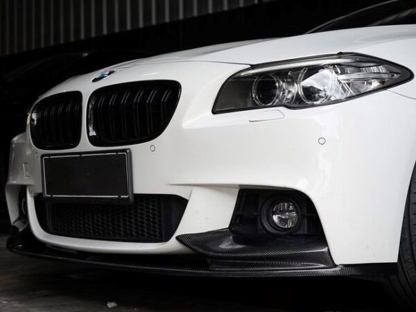 Bmw 5 series f10 f11 m sport performance style carbon fiber front splitter