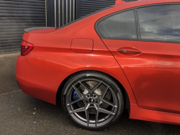Bmw 5 series f10 m5 performance style carbon fiber boot spoiler