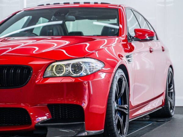 Bmw 5 series f10 m5 carbon fiber front corner splitters