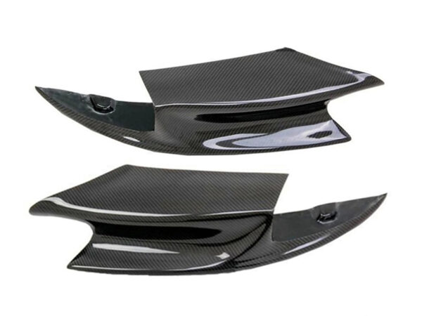 Bmw 5 series f10 m5 carbon fiber front corner splitters