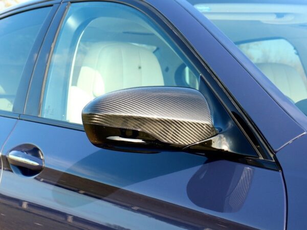 Bmw m5 f10 m6 f06 f12 f13 replacement prepreg carbon fiber mirror covers