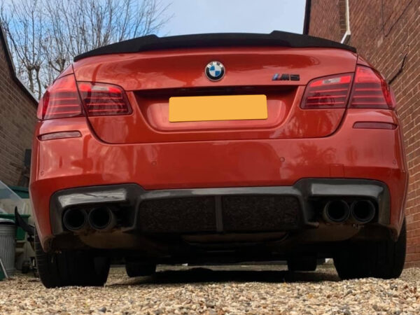 BMW 5 Series F10 M5 DTM CARBON FIBER 1 Fin Rear Diffuser