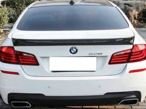 Bmw 5 series f10 m5 style carbon fiber boot spoiler