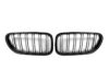 BMW 6 Series F06 F12 F13 M Style GLOSS BLACK Double Kidney Grilles