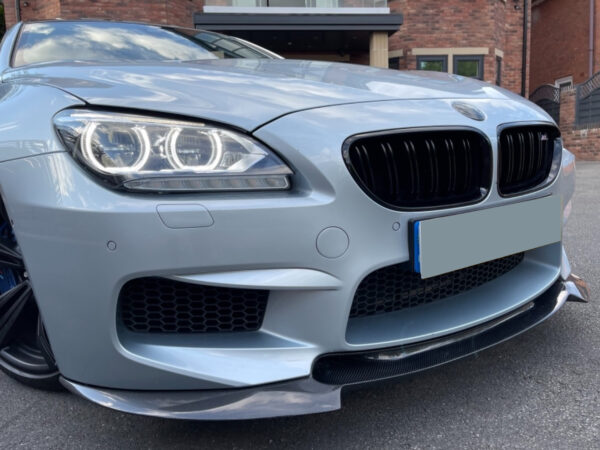 Bmw 6 series f06 f12 f13 m style gloss black double kidney grilles