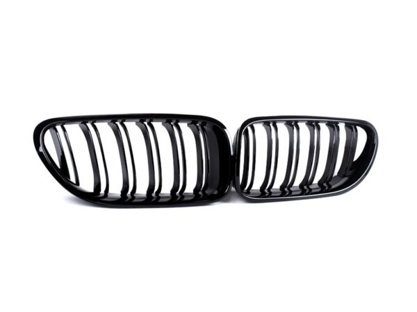 Bmw 6 series f06 f12 f13 m style gloss black double kidney grilles