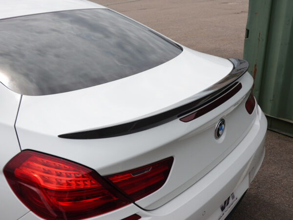 Bmw 6 series f12 f13 m6 performance style carbon fiber boot spoiler
