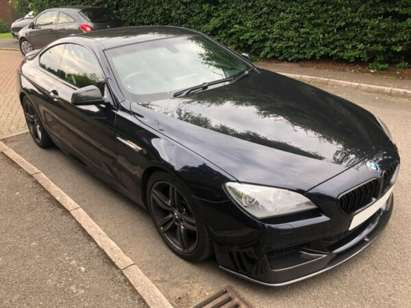 Bmw 6 series f06 f12 f13 m sport performance style carbon fiber front splitter