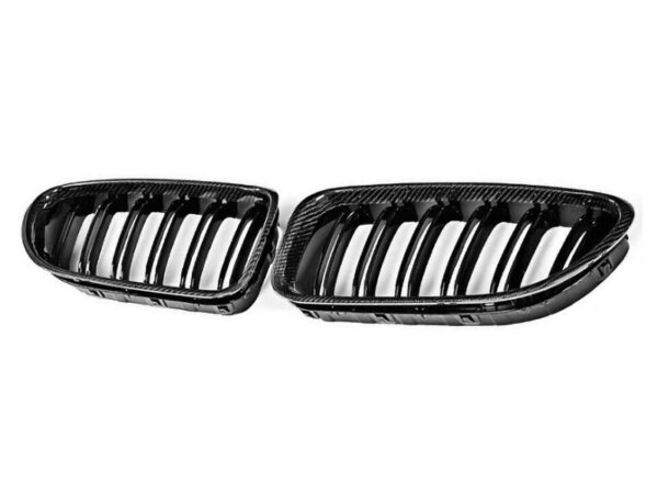 BMW 6 Series F06 F12 F13 M Style CARBON FIBER Double Kidney Grilles