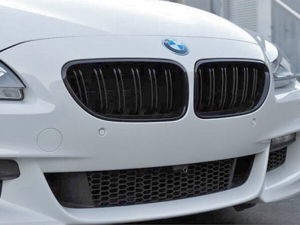 Bmw 6 series f06 f12 f13 m style carbon fiber double kidney grilles