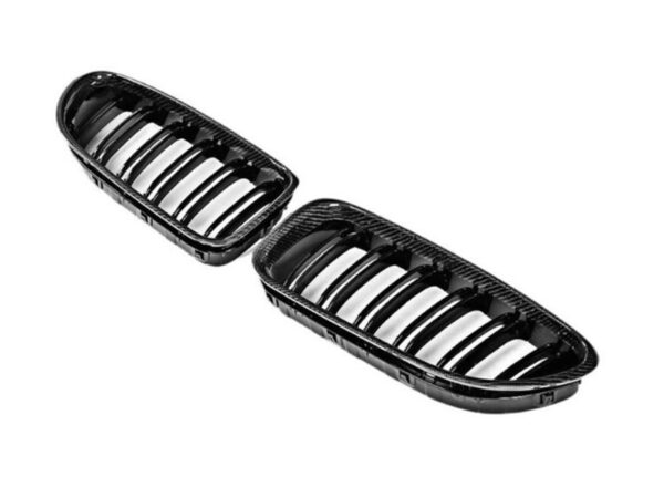 Bmw 6 series f06 f12 f13 m style carbon fiber double kidney grilles