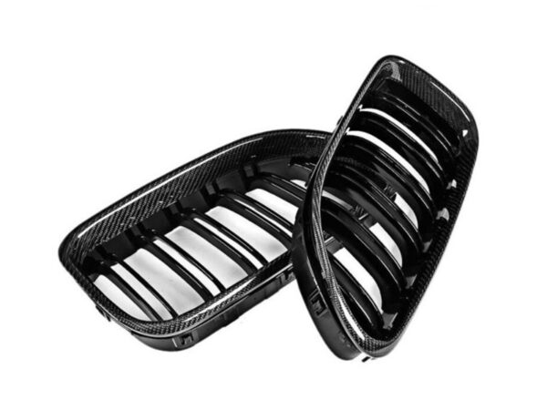 Bmw 6 series f06 f12 f13 m style carbon fiber double kidney grilles