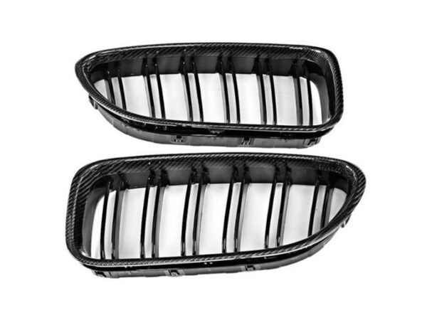 Bmw 6 series f06 f12 f13 m style carbon fiber double kidney grilles