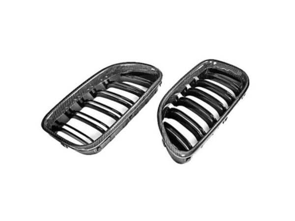 Bmw 6 series f06 f12 f13 m style carbon fiber double kidney grilles
