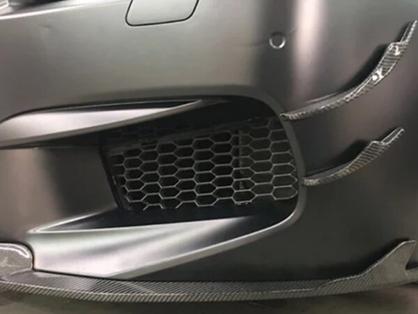 Bmw f06 f12 f13 m6 dtm style carbon fiber front bumper canards winglets