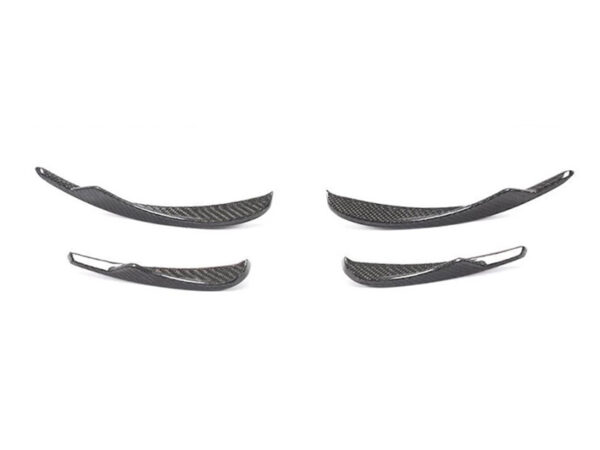 Bmw f06 f12 f13 m6 dtm style carbon fiber front bumper canards winglets