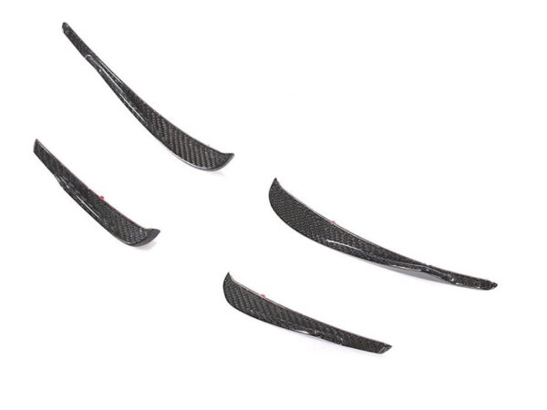 Bmw f06 f12 f13 m6 dtm style carbon fiber front bumper canards winglets