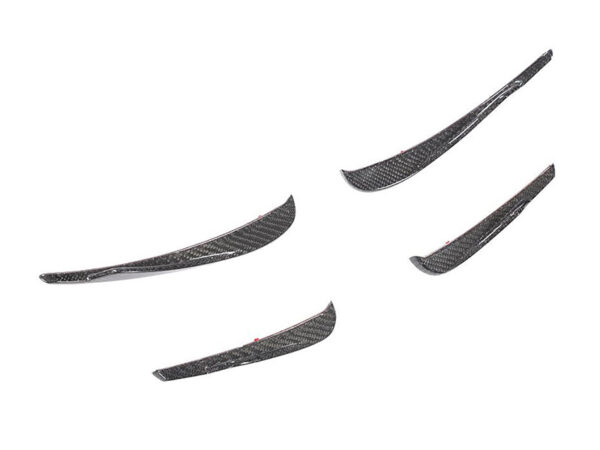 Bmw f06 f12 f13 m6 dtm style carbon fiber front bumper canards winglets