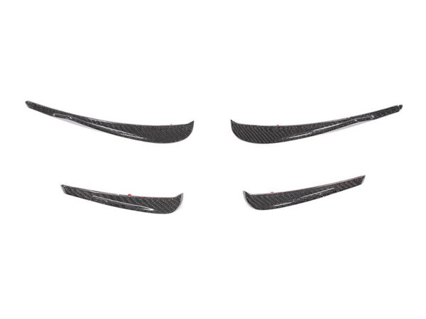 Bmw f06 f12 f13 m6 dtm style carbon fiber front bumper canards winglets