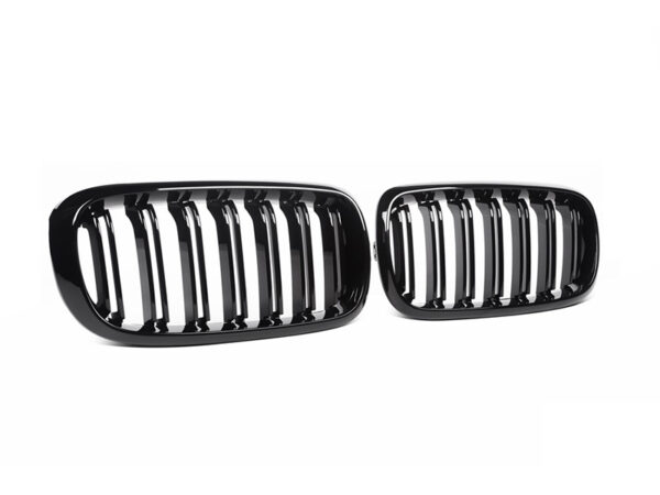 Bmw x5 x6 x5m x6m f15 f16 f85 f86 m style gloss black double kidney grilles