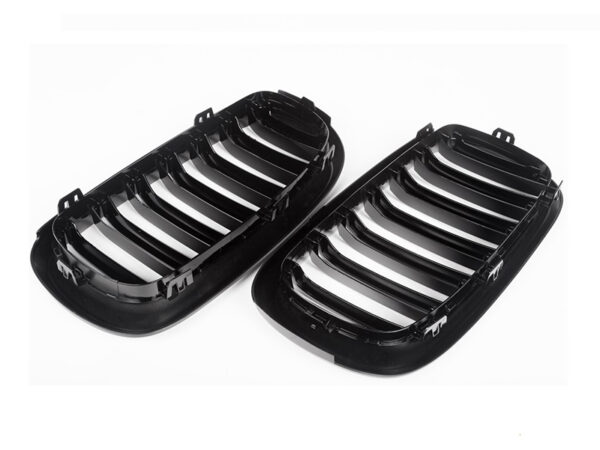 Bmw x5 x6 x5m x6m f15 f16 f85 f86 m style gloss black double kidney grilles