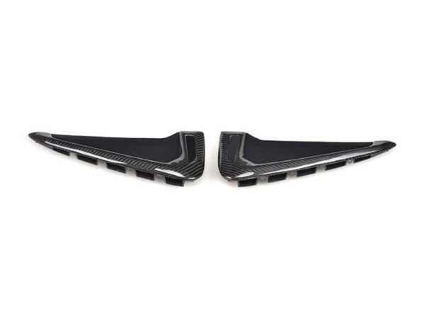 Bmw x5 x5m f15 f85 carbon fiber front side vents fender trims