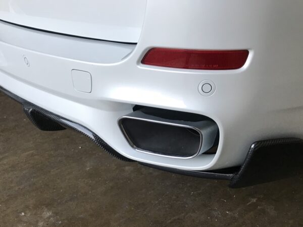 Bmw x5 f15 m sport performance style carbon fiber rear diffuser