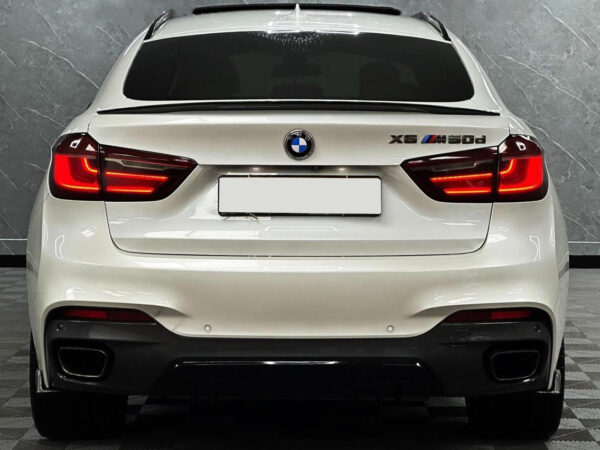 Bmw x6 f16 x6m f86 performance v1 gloss black boot spoiler