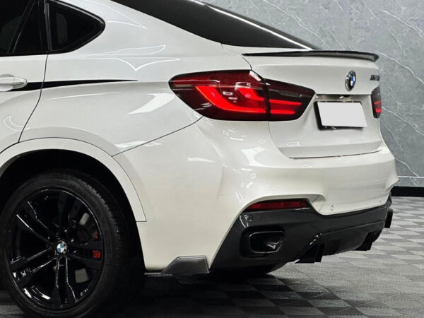 Bmw x6 f16 x6m f86 performance v1 gloss black boot spoiler