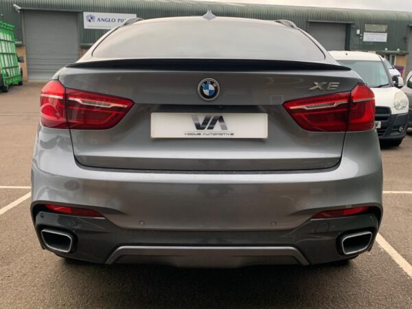 Bmw x6 x6m f16 f86 performance style carbon fiber boot spoiler
