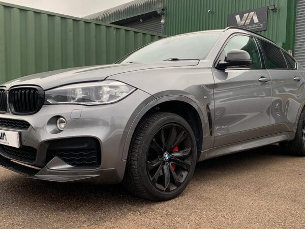 Bmw x6 f16 m sport performance style carbon fiber front splitter