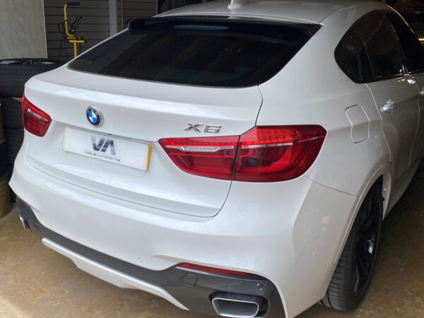 Bmw x6 x6m f16 f86 carbon fiber roof spoiler