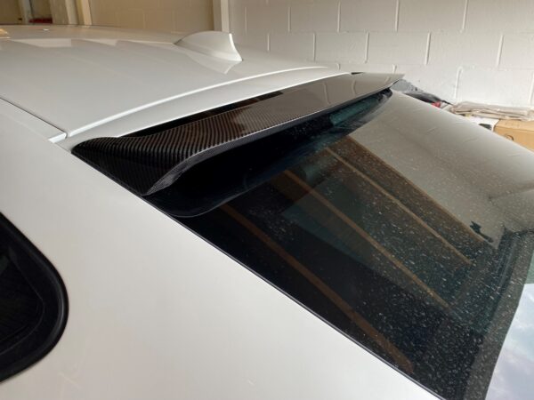 Bmw x6 x6m f16 f86 carbon fiber roof spoiler