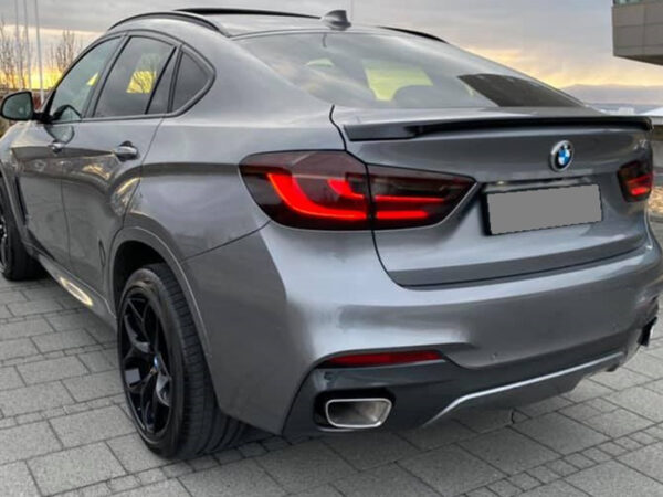 Bmw x6 x6m f16 f86 performance style carbon fiber boot spoiler