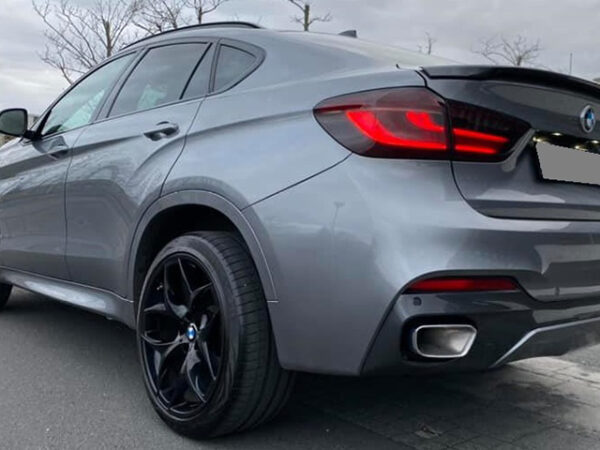 Bmw x6 x6m f16 f86 performance style carbon fiber boot spoiler