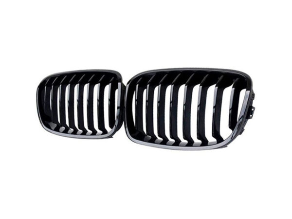 Bmw 1 series f20 f21 pre lci gloss black single kidney grilles