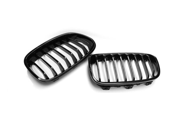 Bmw 1 series f20 f21 pre lci gloss black single kidney grilles