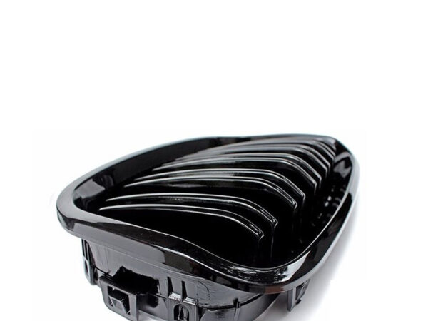 Bmw 1 series f20 f21 pre lci m style gloss black double kidney grilles