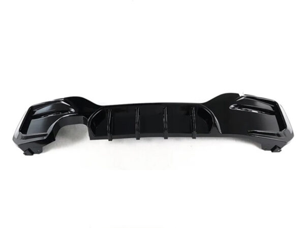 BMW 1 Series F20 F21 LCI M Sport GLOSS BLACK Double Exhaust Rear Diffuser