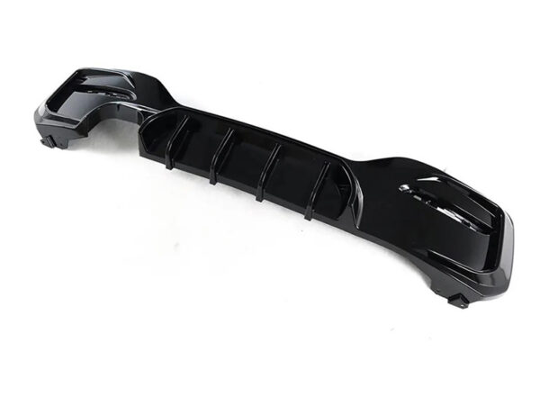 Bmw 1 series f20 f21 lci m sport gloss black double exhaust rear diffuser