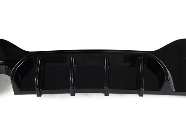 Bmw 1 series f20 f21 lci m sport gloss black double exhaust rear diffuser