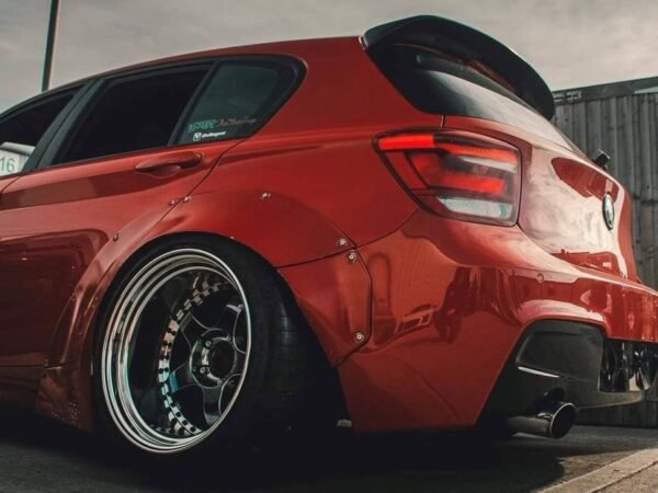 Bmw 1 series f20 f21 3d style pre lci carbon fiber roof spoiler