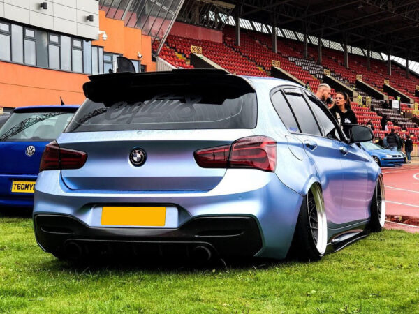 Bmw 1 series f20 f21 lci m sport carbon fiber performance dual exhaust