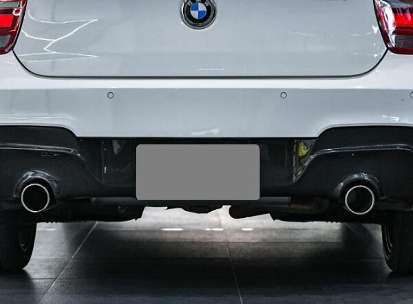 Bmw 1 series f20 f21 pre lci carbon fiber performance dual exhaust rear diffuser