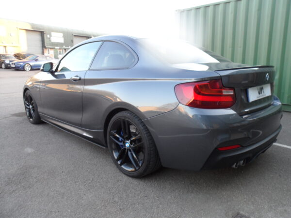 Bmw 2 series f22 f23 m sport performance style twin exhaust rear diffuser